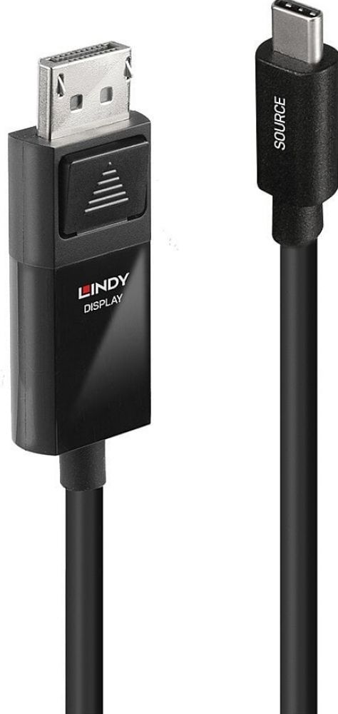 Lindy 1m USB Type C an DP 4K60 Adapterkabel met HDR