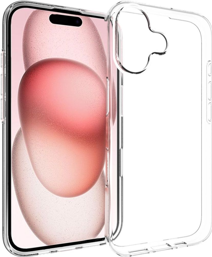 Accezz Clear Backcover iPhone 16 - Transparant