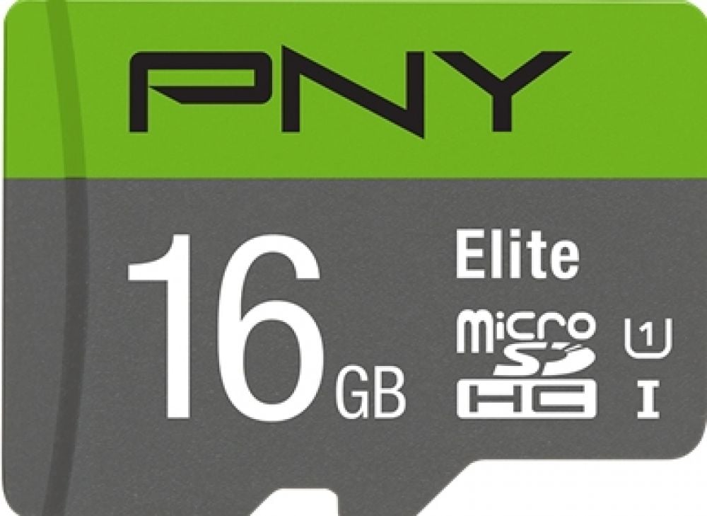 PNY Elite - Flashgeheugenkaart (Adapter voor microSDHC naar SD inbegrepen)