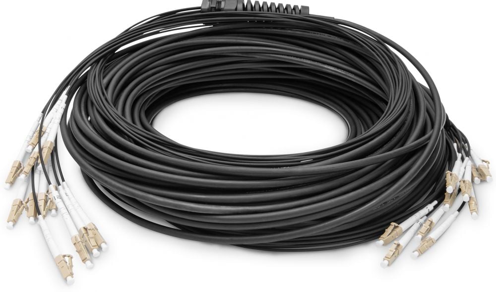 DIGITUS LWL Patchkabel LC->UPC 30m Vorkonfektioniert OM4 12