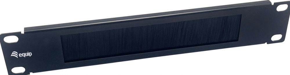 Equip Kabelgoot 10" 1HE Bürstenplatte zwart