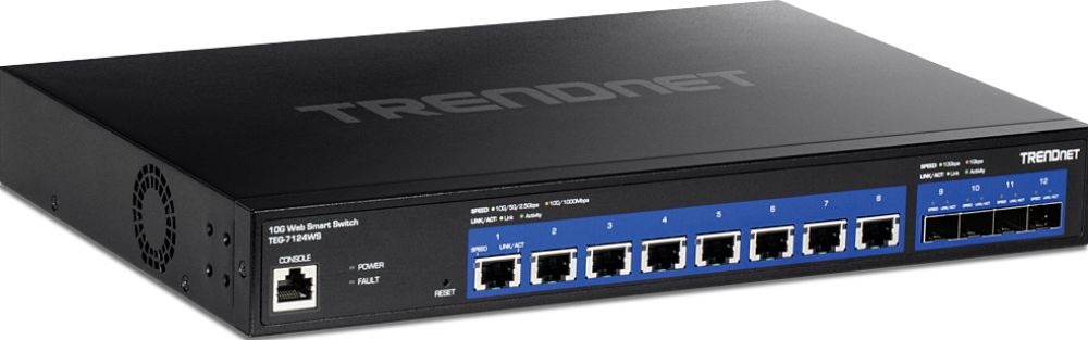 TRENDnet 12-Port 10G Web Smart Switch