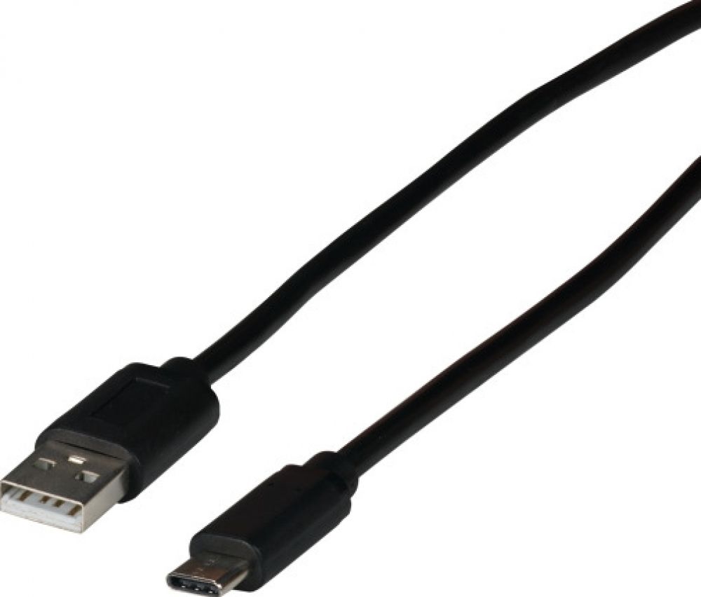 EFB USB2.0 Anschlusskabel A-C,St.-St.,3m, 480Mbit 3A