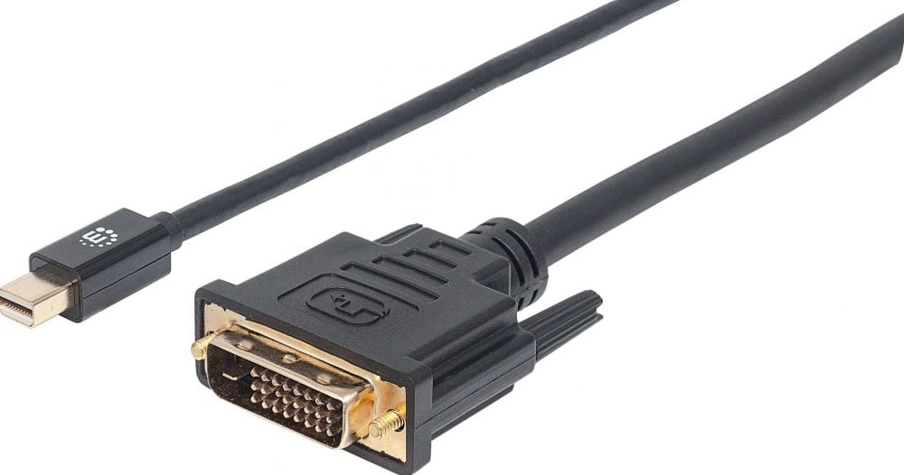 Manhattan Mini-DisplayPort 1,2a -> DVI-D(24+1)-Steck. 1,8m