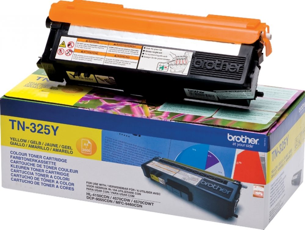 Brother TN325Y - Geel