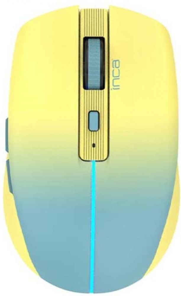 INCA Maus IWM-511RS Blt+Wrls RGB Color-Basisfarbe: Gelb