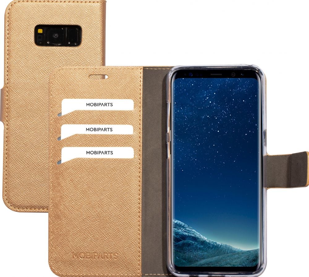 Mobiparts Saffiano Wallet Case Samsung Galaxy S8 - Smartphonehoesje
