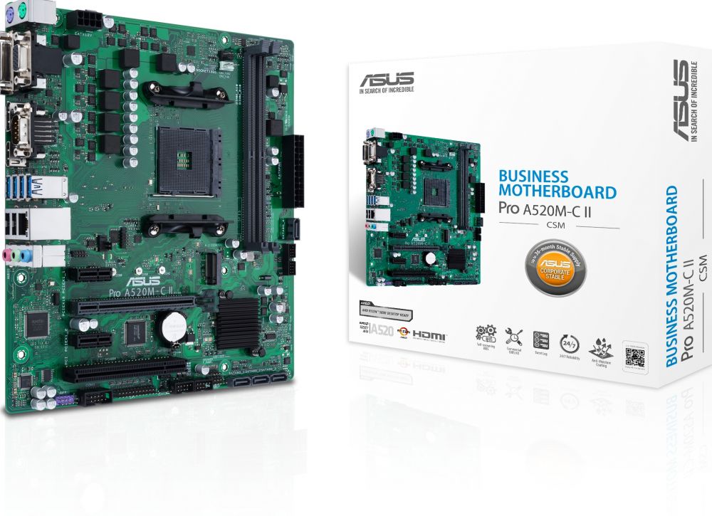 ASUS PRO A520M-C II/CSM - Moederbord