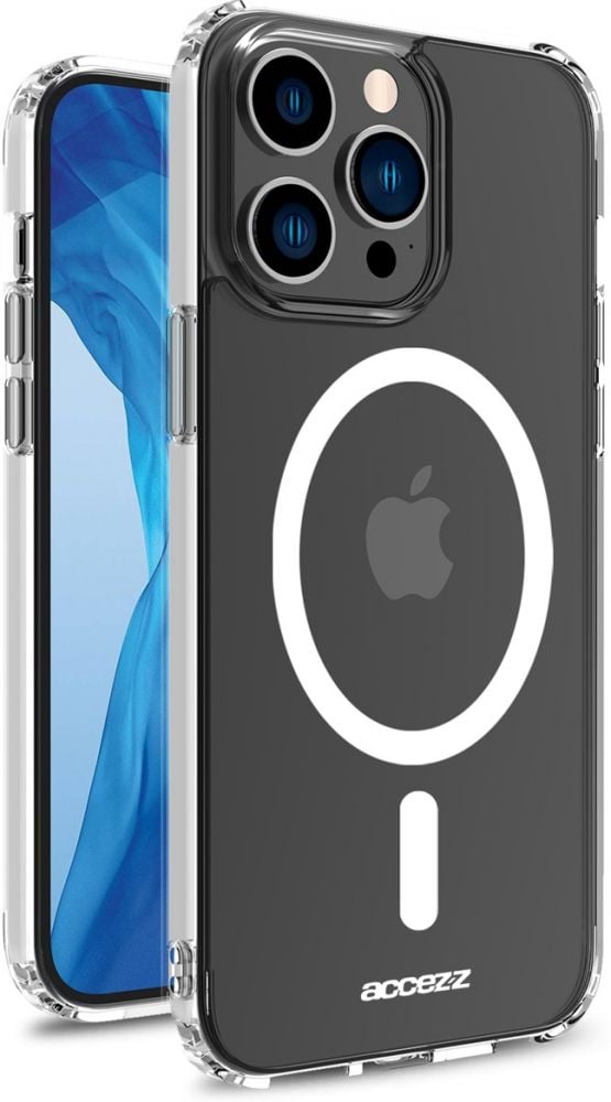 Accezz Clear Backcover met MagSafe iPhone 14 Pro - Transparant