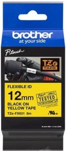 Brother TZe-FX631 - Zwart op geel