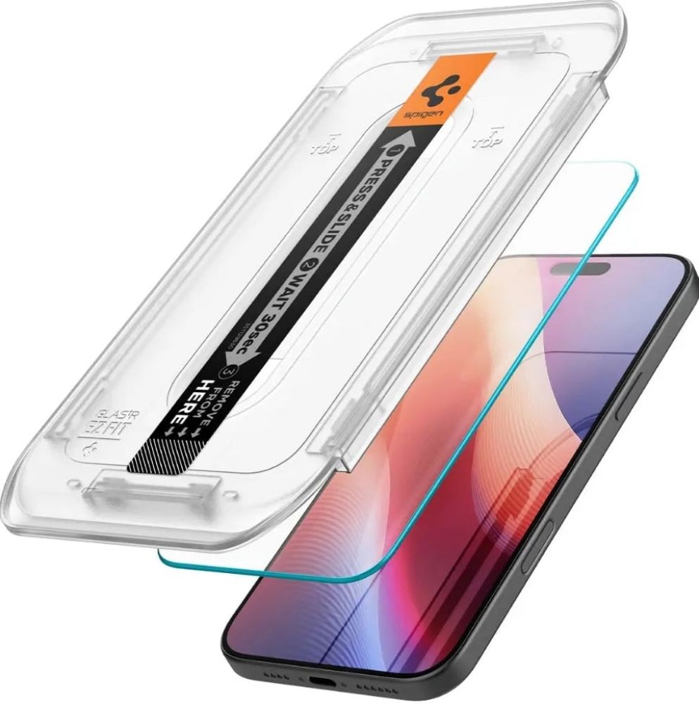 Spigen iPh 6.3in 2024 Glas.tR EZ Fit HD
