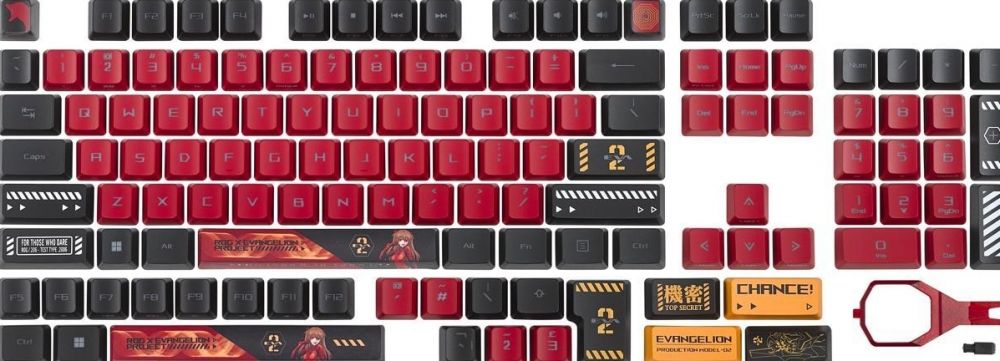 ASUS ROG Keycap Set For RX Switches EVA-02 Edition | Azerty.nl