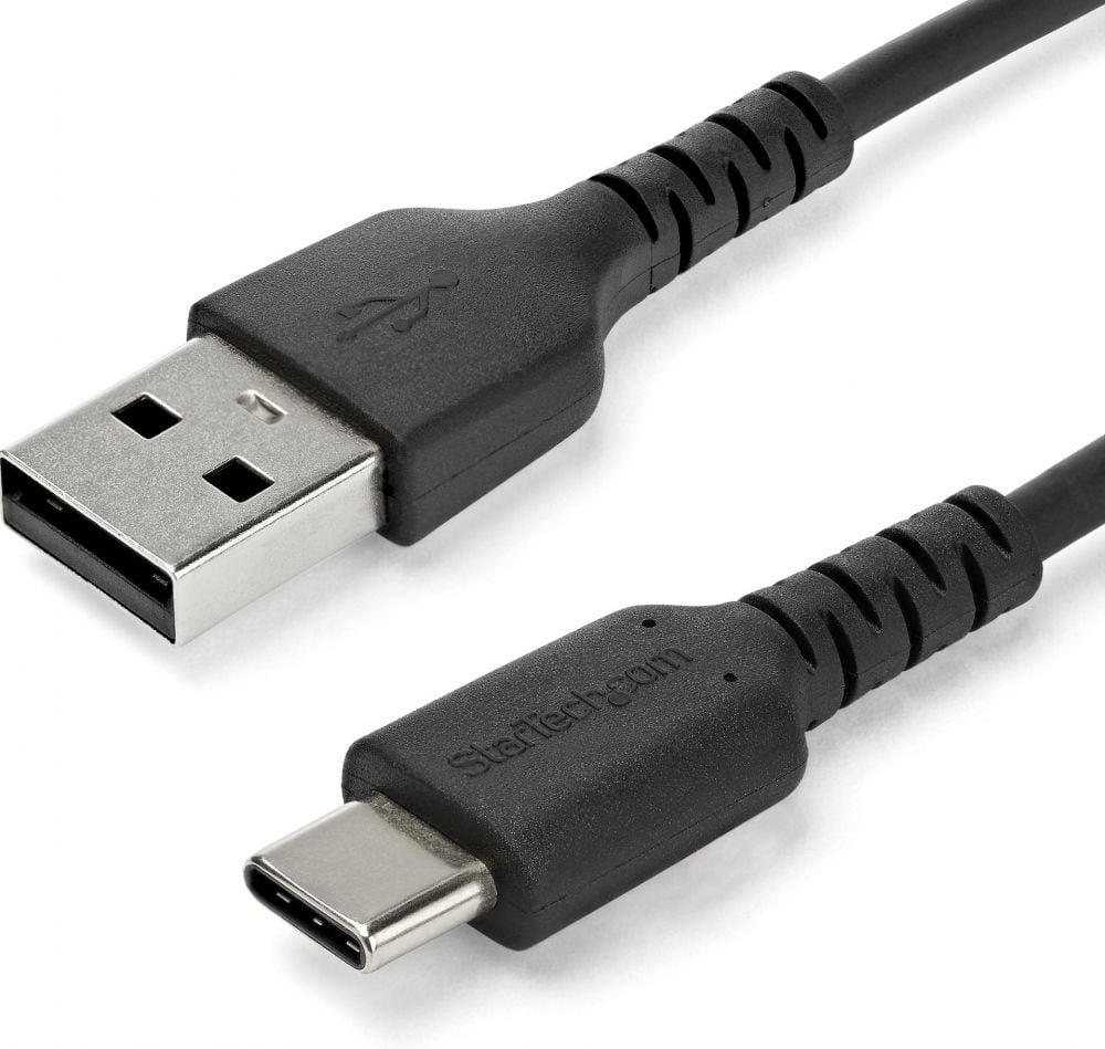StarTech.com 1m USB A to USB C Charging Cable - Durable Fast Charge & Sync USB 2.0 to USB Type C Data Cord