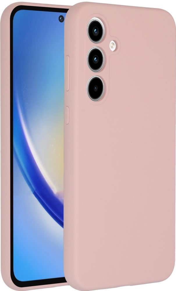 Accezz Liquid Silicone Backcover Samsung Galaxy A35 - Roze