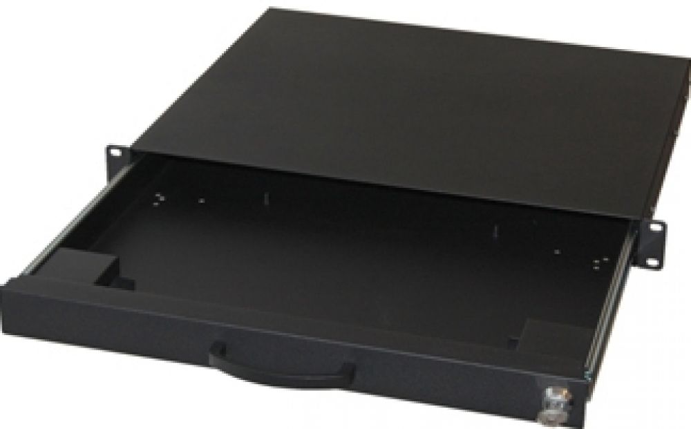 Equip 260420 19 inch Keyb.Drawer lockable, without Keyboard [1U Black]