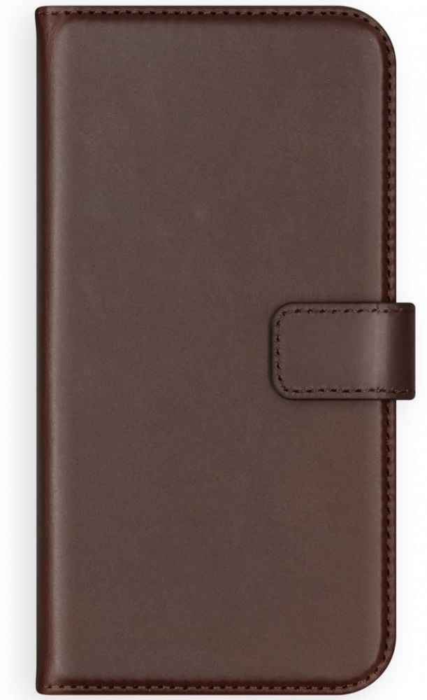 Selencia Echt Lederen Bookcase iPhone 8 Plus / 7 Plus - Bruin