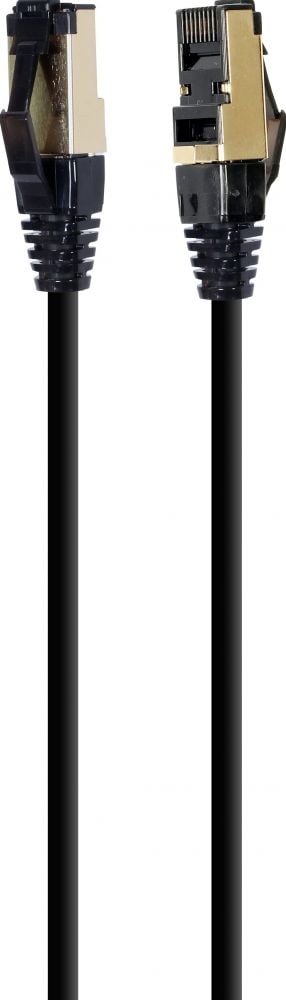 gembird S/FTP-Kat. 8 LSZH-Patchkabel, zwart, 5 m