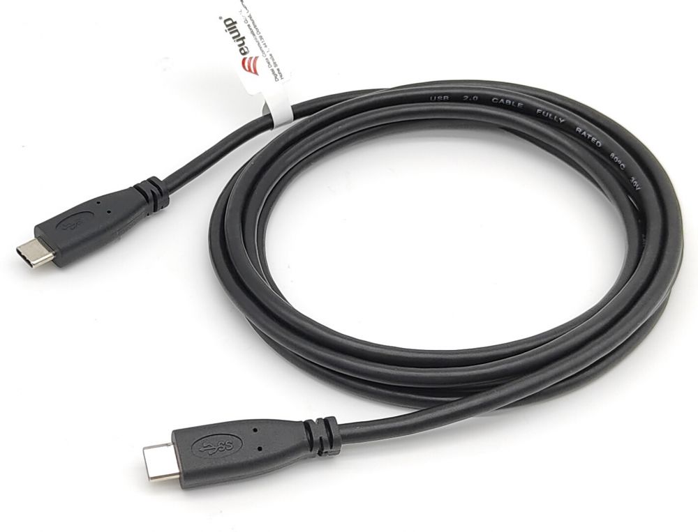 Equip USB Kabel 2.0 C -> C St/St 3.0m 480Mbps zwart