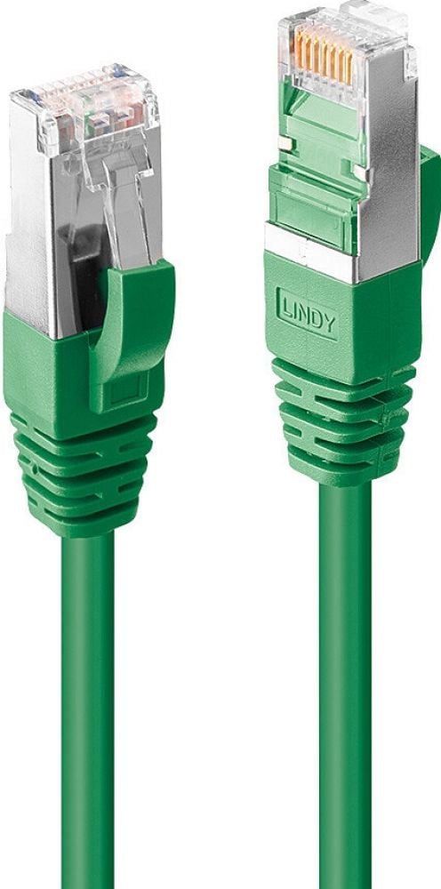 LINDY Patchkabel Cat.6A S/FTP LSZH, groen 0.3m