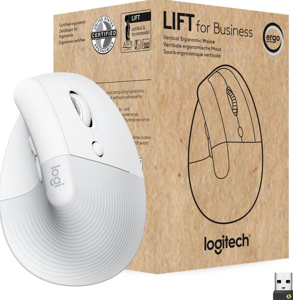 Logitech Lift for Business - Verticale muis