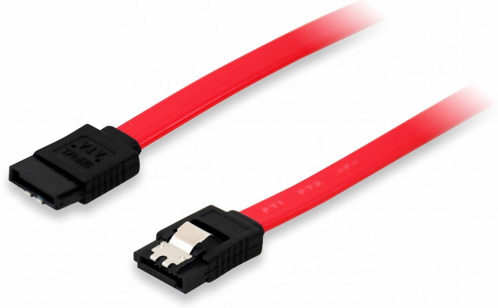 Equip 111800 SATA internal flat cable [0,5m, w/ metal latch, straight version]
