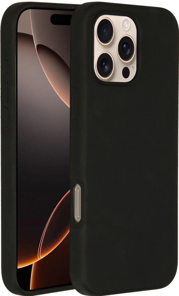 ACCEZZ Accezz Liquid Silicone Backcover met MagSafe iPhone 16 Pro Max - Zwart