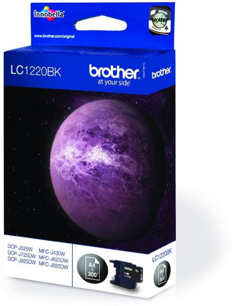 Brother LC1220BKBP - Zwart