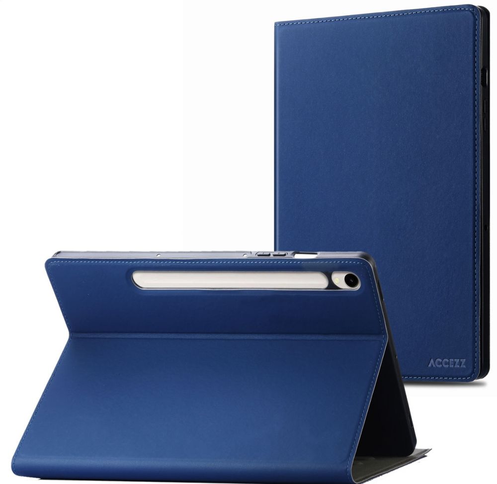 Accezz Classic Tablet Case Samsung Galaxy Tab S9 11.0 inch / S9 FE 10.9 inch- Donkerblauw