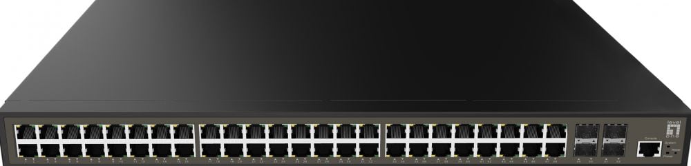 LevelOne Switch 52x GE GEL-5271 48x Gigabit RJ45 4xGSFP