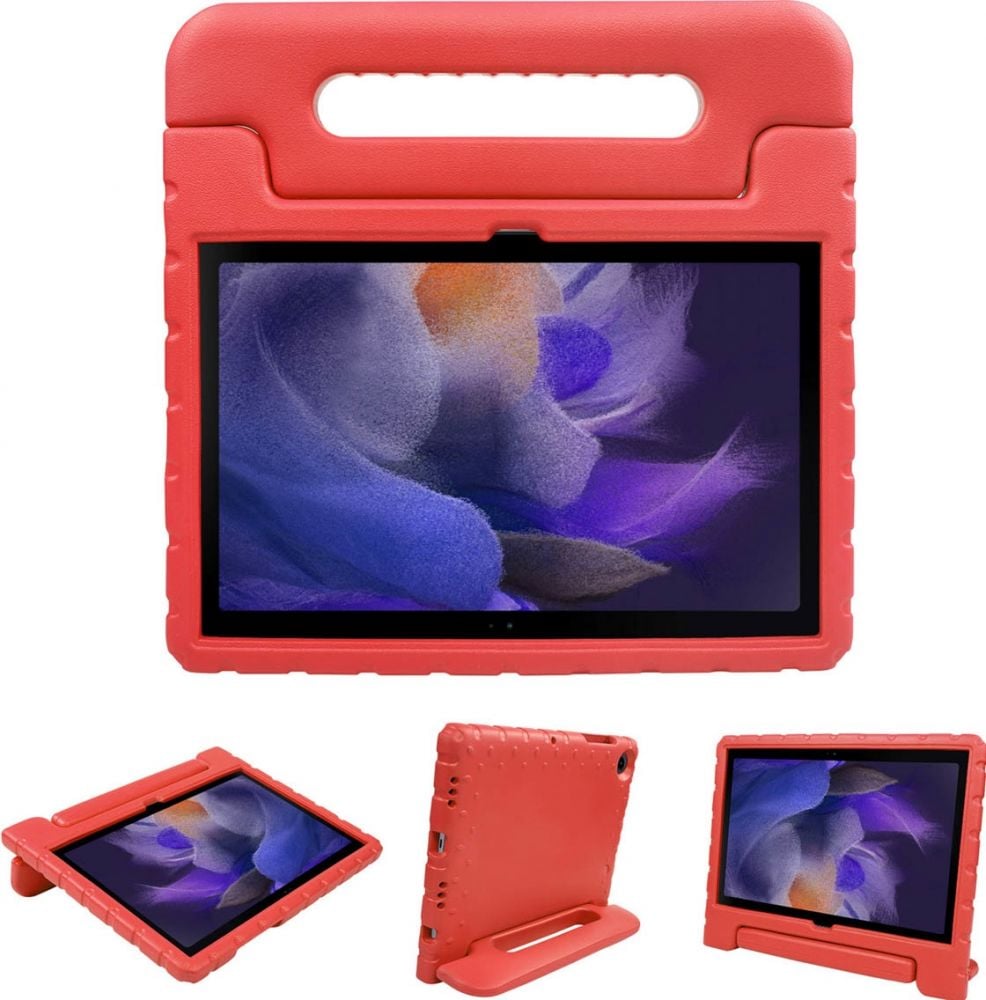 Accezz Kidsproof Backcover met handvat Samsung Galaxy Tab A8 - Rood