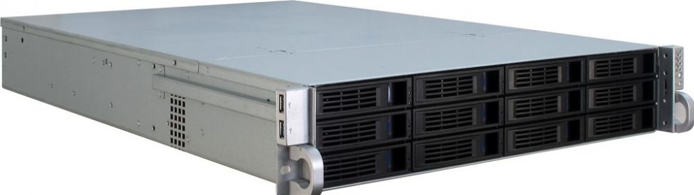 Inter-Tech 48.3cm IPC 2U-2412 2HE STORAGE