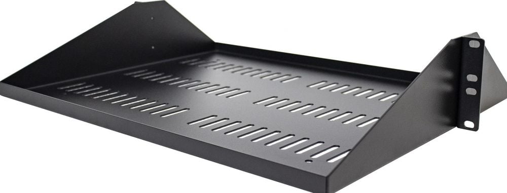 StarTech.com 2U Rack Shelf - Universele Geventileerde 19 inch Server Rack PlankLade voor AVDataNetwerk Apparatuur – Cantilever – Max. 91kg