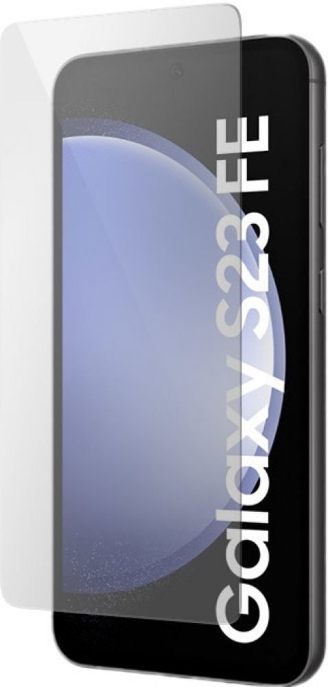 Mobiparts Tempered Glass Screen Protector Kenmerken: Tempered Glass Screen Protector voor Samsung Galaxy S23 FE Gemaakt van gehard glas, beschermt