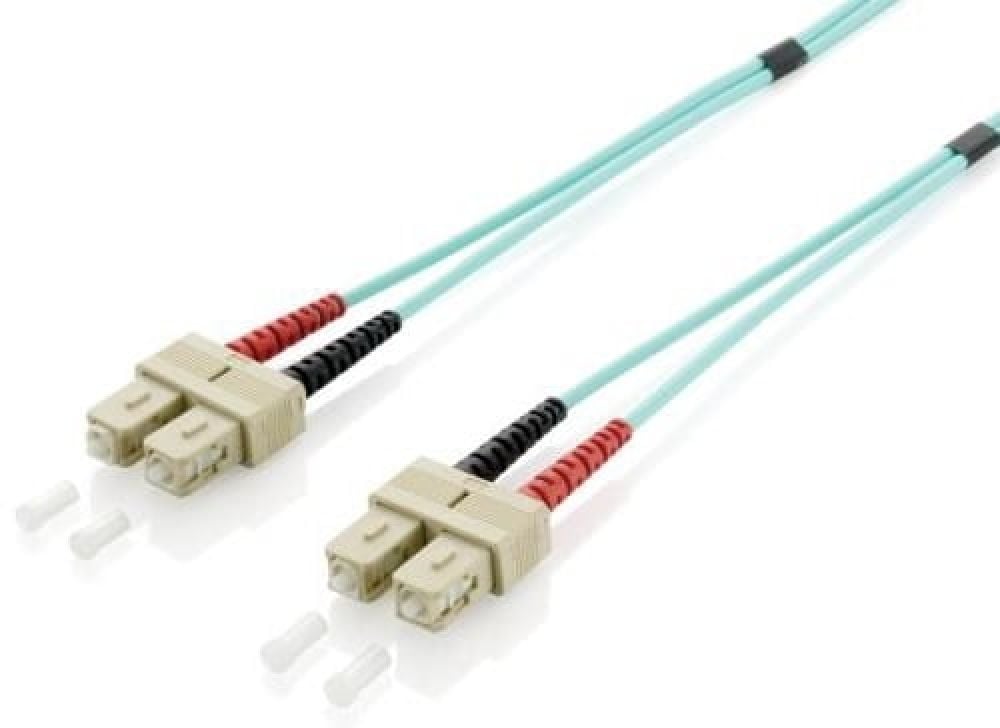 Equip 255328 FO Duplex Jumper SC/SC 50/125μ 10,0m turquoise, OM3, LSOH