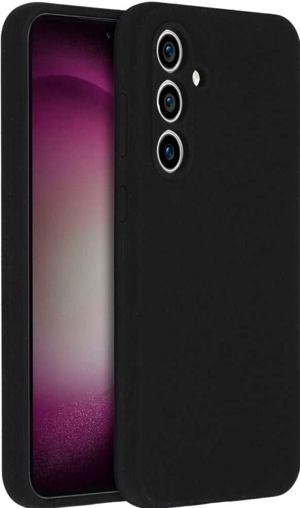 Accezz Liquid Silicone Backcover Samsung Galaxy S23 FE - Zwart