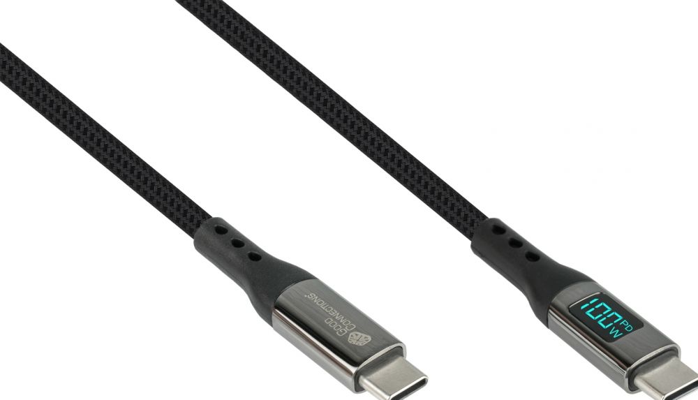 Good Connections USB2.0 Lade/-gegevenskabel (100W) USB-C 1m