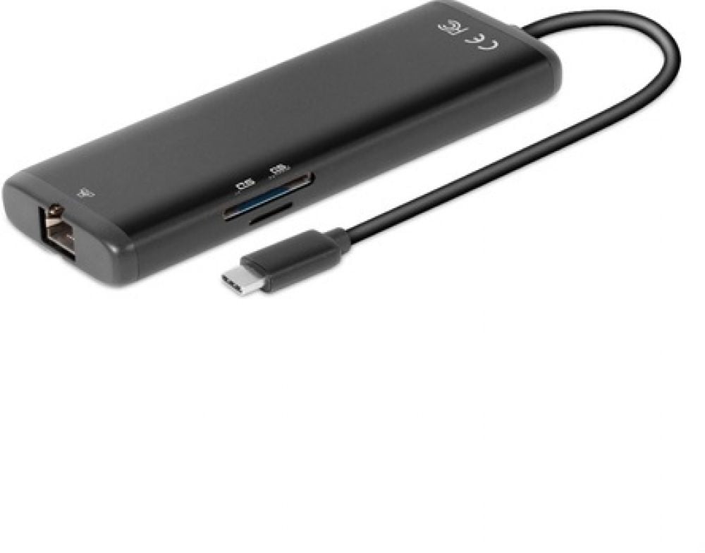 Club 3D USB Gen 1 Type-C 8-in-1 MST Dual 4K60Hz Display Travel Dock - Dockingstation