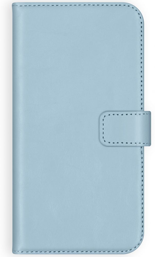 Selencia Echt Lederen Bookcase Samsung Galaxy A42 - Lichtblauw