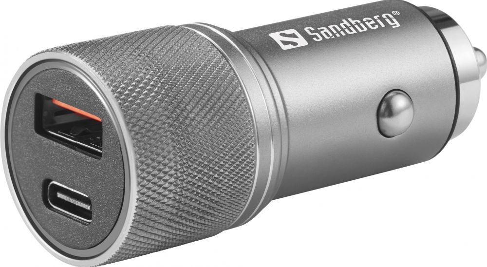 Sandberg Car Charger 1xQC3.0+1xUSBC 48W