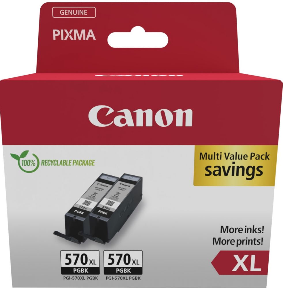 Canon PGI-570PGBK XL Twin Pack - 2