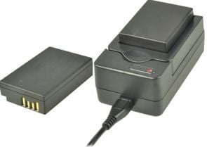 2-Power - Batterijlader + netadapter + batterij