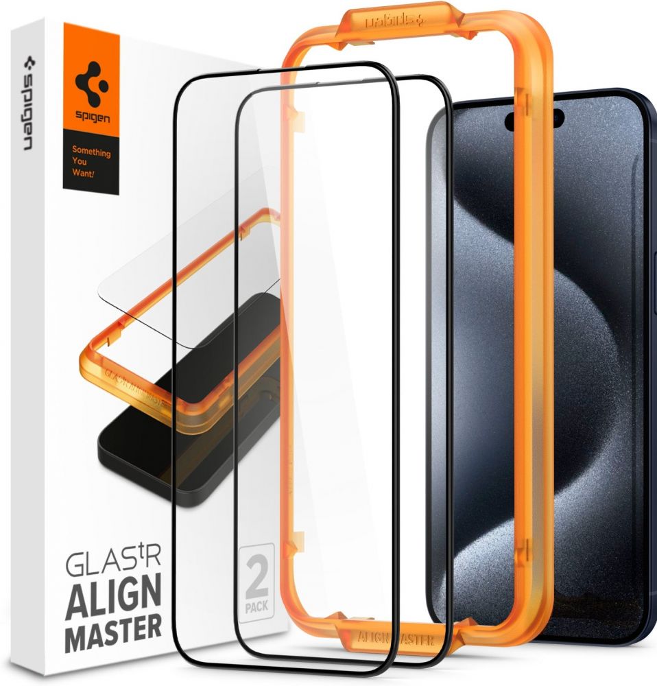 Spigen GLAS.tR AlignMaster - Schermbeschermer voor mobiele telefoon