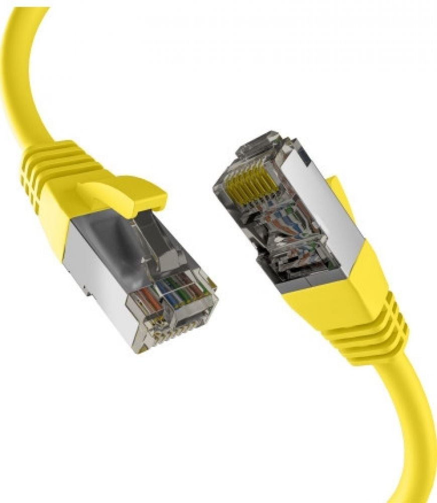 EFB CAT8.1 GELB 3m RJ45 PATCHKABEL S/FTP PIMF