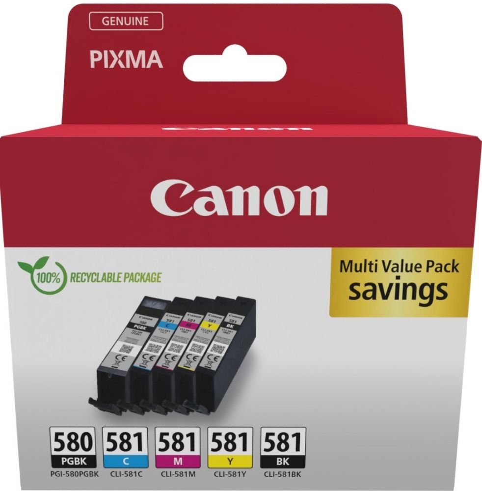 Canon PGI-580BKCLI-581 BKCMY Multipack - 5