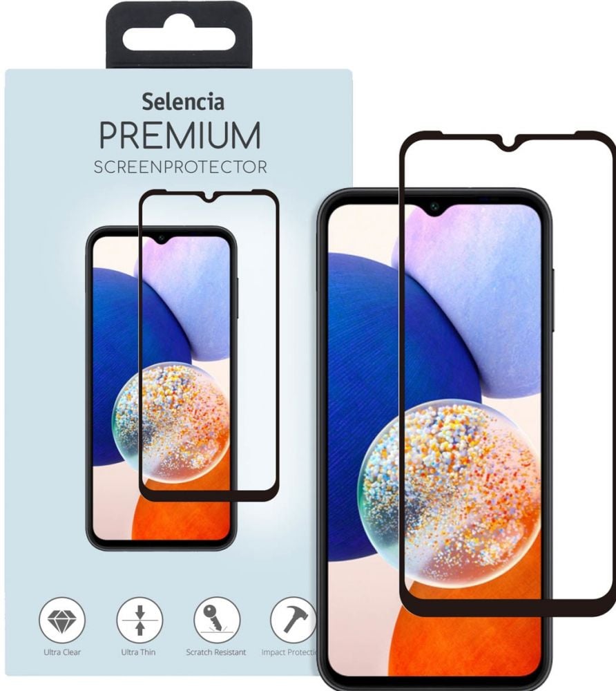 Selencia Gehard Glas Premium Screenprotector Samsung Galaxy A14 (5G/4G)