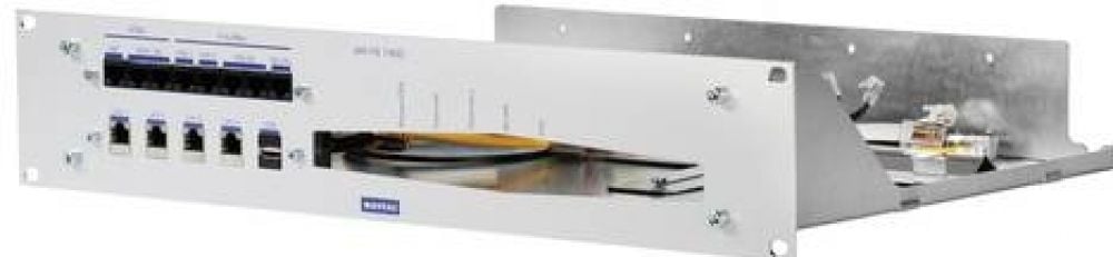 Wantec Aufrüstsatz 19" 2HE voor FritzBox 7590 AX (V2)