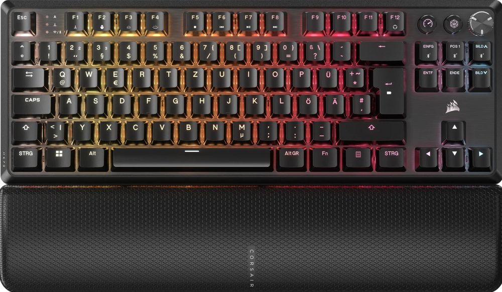 CORSAIR keyboard K70 Core TKL Wireless RGB LED zwart