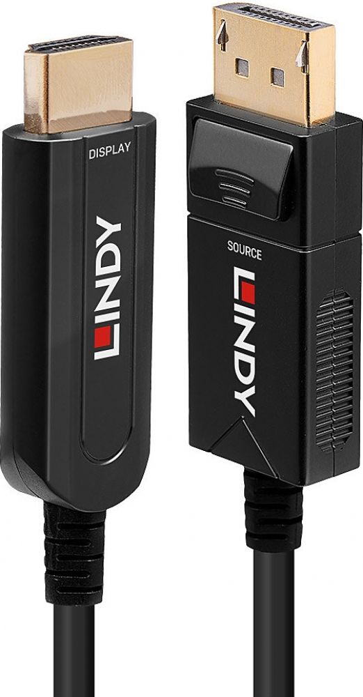 Lindy DP 1.2 auf HDMI 18G AOC Kabel, 50m