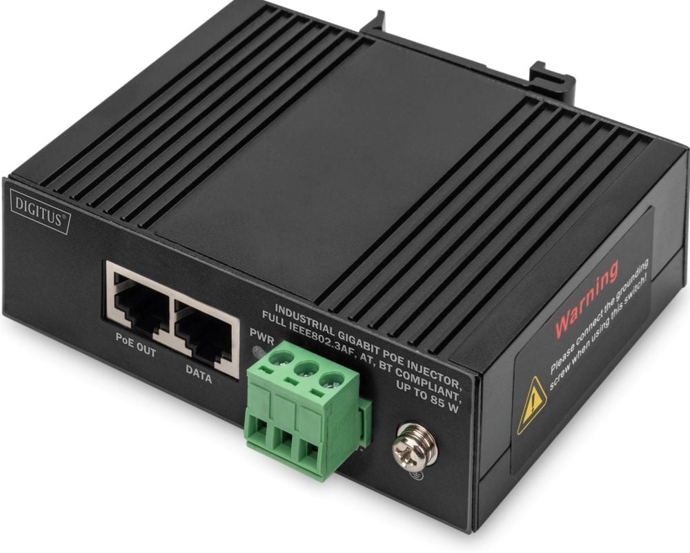 DIGITUS Injektor PoE Industrial Gigabit 85W