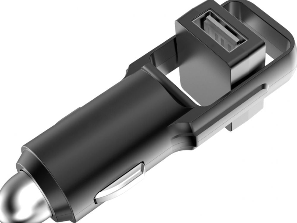 RealPower 2-Port USB Car Charger slim